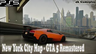GTA 5 Ray-Tracing-X Natural Vision Remastered - New York City Map (Play Station 5)