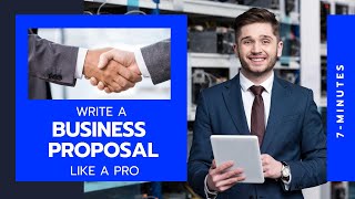 How to write a business proposal   FREE TEMPLATE 📝🔥