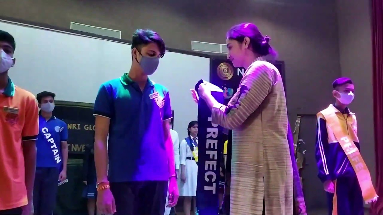 Investiture Ceremony 2021-22 at NRI Global Discovery School, Bhopal | NRIGDS