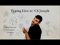 Typing Live w/ CS Joseph | Discover Assessment Giveaway winner #2