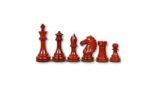 3.9 Inch Alban Series Rosebud And Boxwood Chess Pieces