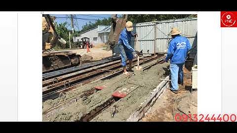 công tác bê tông và công tác cốt thép ngoài hiện trường thi công xây dựng