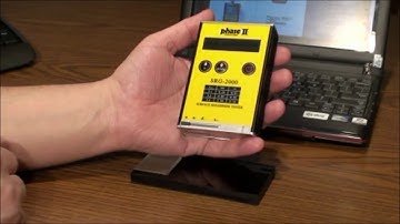 Surface roughness tester - PHASE II SRG-2000 surface roughness tester video Revised