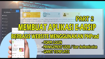 E - Arsip Berbasis Web Tanpa Coding Menggunakan PHPRad - Part 2