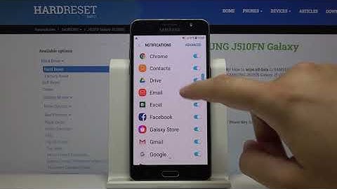 How to Enter Notifications Settings in Samsung Galaxy J5 2016 – Customize Notifications