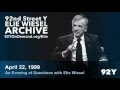 An Evening of Questions with Elie Wiesel | 92nd Street Y Elie Wiesel Archive