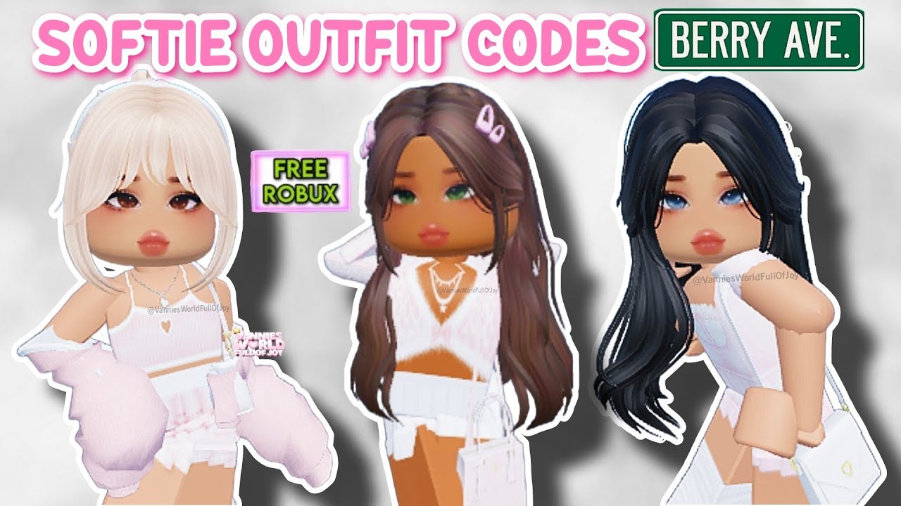 New Cute Outfit Codes w/ Links ! Roblox berry Avenue outfit codes for  girls, 2023