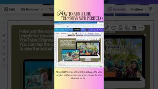 How to Add Clickable Links in Canva Web Portfolio | Quick & Easy Tutorial