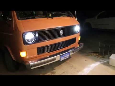 Vanagon Westfalia LED Headlight Upgrade