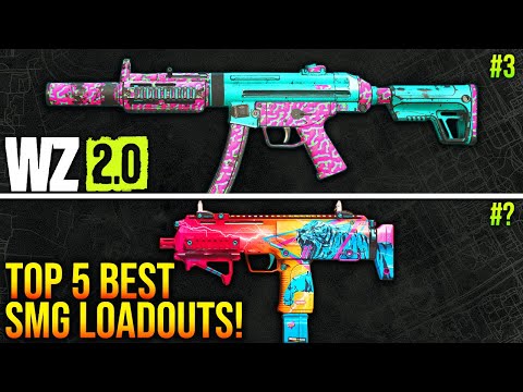 WARZONE: Top 5 BEST SMG LOADOUTS After Update! (WARZONE New SMG META!)