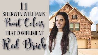 11 Sherwin Williams Paint Colors that Compliment Red Brick