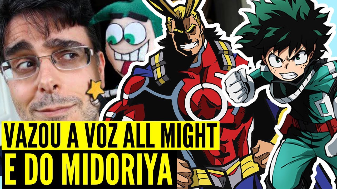 All Might de Boku no Hero Academia será dublado por Guilherme Briggs