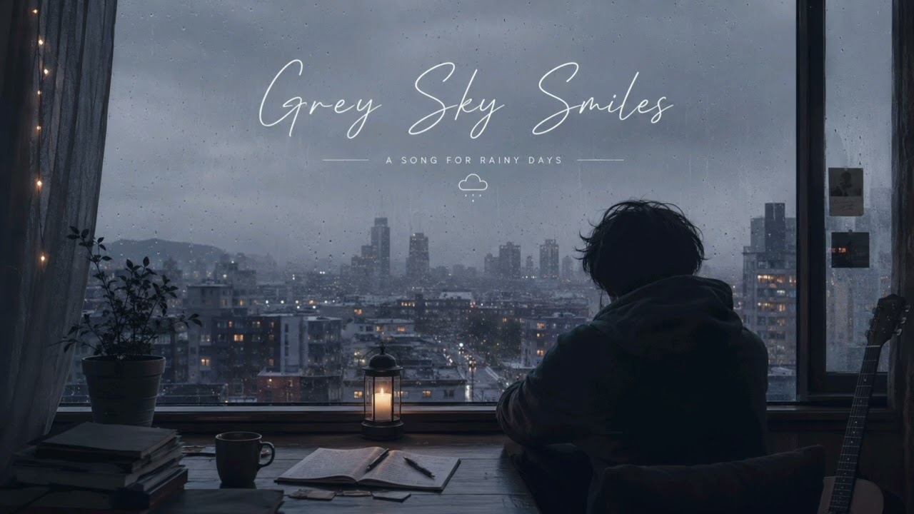 Music grey sky smiles 