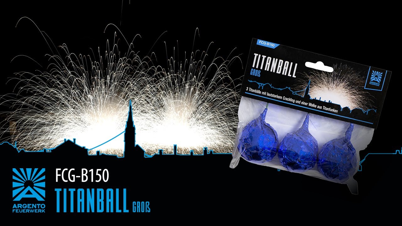 Titanfunken-Cracklingbälle - "Titanball Groß" [Batch 2021]