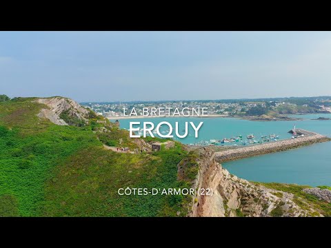 Erquy , Bretagne, France - Drone DJI MAVIC 2 PRO 4K