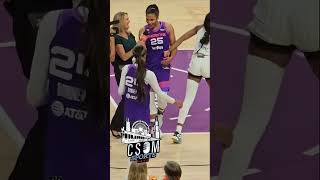 Chicago Sky Rickea Jackson has a playful moment with Alyssa Thomas after SkyMercury game 515 720