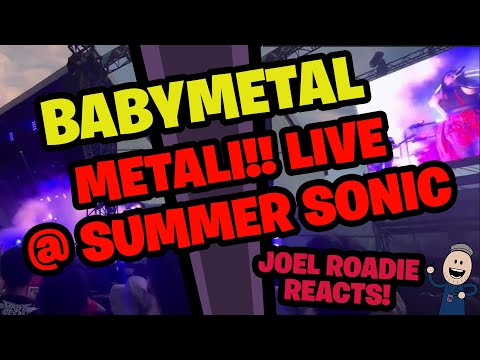 Babymetal – メタり！！ METALI!! SUMMER SONIC 2023 OSAKA JAPAN – Roadie Reacts