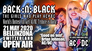 *COVID CANCELLED* BACK:N:BLACK at Bellinzona Open Air Festival (CH)