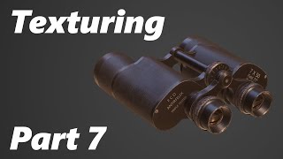 Full 3D Binocular Game Asset Creation || Part 7 Texturing