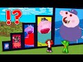 How jj and mikey hide and escape from scary peppa family pig mikey hide and seek minecraft maizen