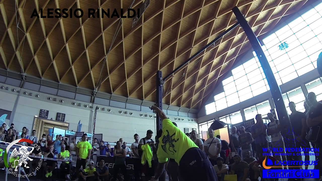 Alessio Rinaldi - Campionato Nazionale Calisthenics - Rimini ...