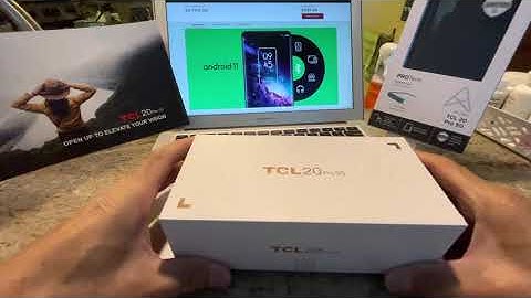 Display Greatness TCL 20 Pro 5G Unboxing 2021