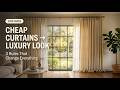 I Transformed My Bare Windows for Under $200 (And It Looks Like a $3M Home) | Budget Curtain Hacks