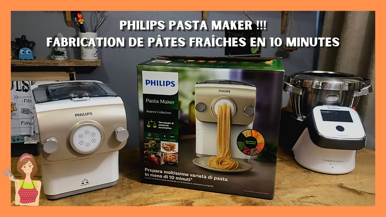 Faire ses pâtes soi-même ? J'ai testé la machine à pâtes Philips Pâturier  HR2358/12 ! - Réglisse & Myrtilles