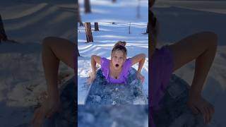 She Takes An Ice Bath Every Day