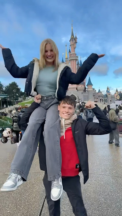 In Paris with my brother!!!!! 💕🫶💪#trending #siblings #ninjakidz #payton