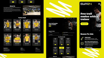 Build Your Dream Body: Introducing Our Ultimate Gym Website & Landing Page || HTML, CSS & Vanila JS.