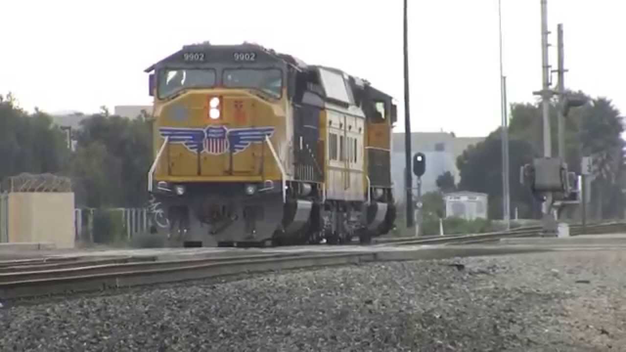 Union Pacific Mobile Laboratory 210 Leaving Oxnard, California YouTube