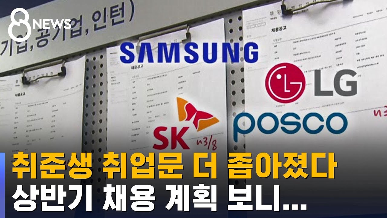 삼성 '공개채용' 시작…대기업 절반은 없거나 미정 / SBS