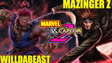 MvC2 Mvci Umvc3 MAZINGER Z vs WILLDABEAST (Fightcade) pt 2
