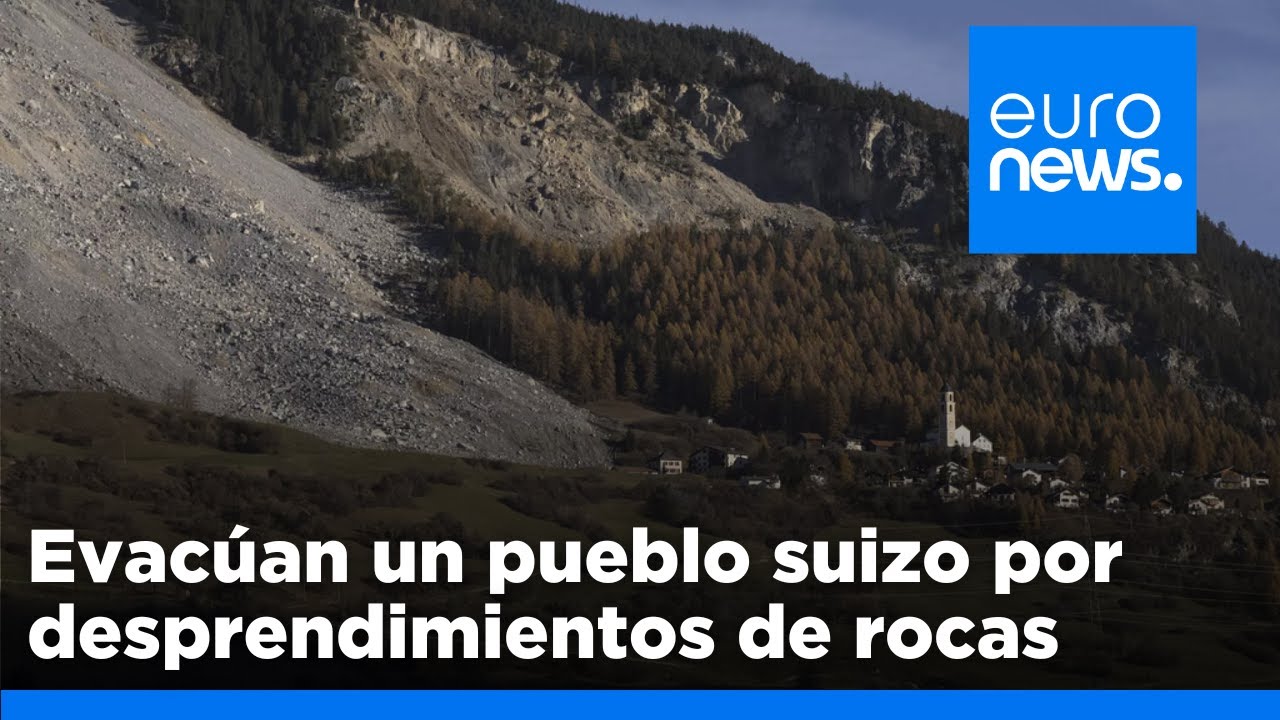 Un pueblo fantasma: evacúan Brienz (Suiza) ante el riesgo de sufrir una grave avalancha de rocas