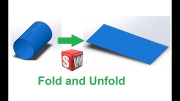 SolidWorks Tutorial fold and unfold Command in Sheet Metal