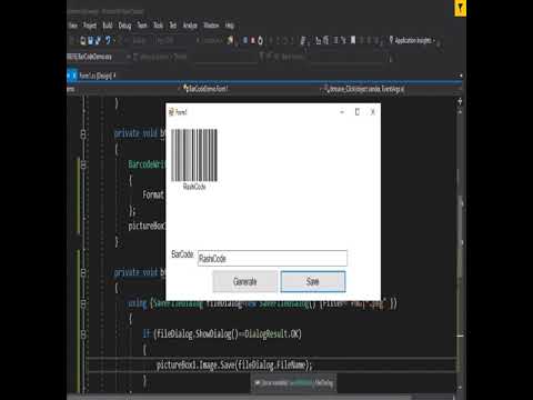 How to Create Barcode Image in C# WinForms App