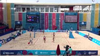 Cheerleaders- Beach volleyball Baku 2015