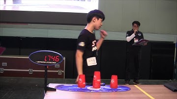 Individual 3-6-3 Sport Stacking World Record 1.746 (Hyeon Jong Choi)