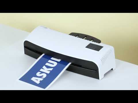 オーロラ 6本ローラー 0秒立ち上がり ラミネーターA3 PP3600 - YouTube