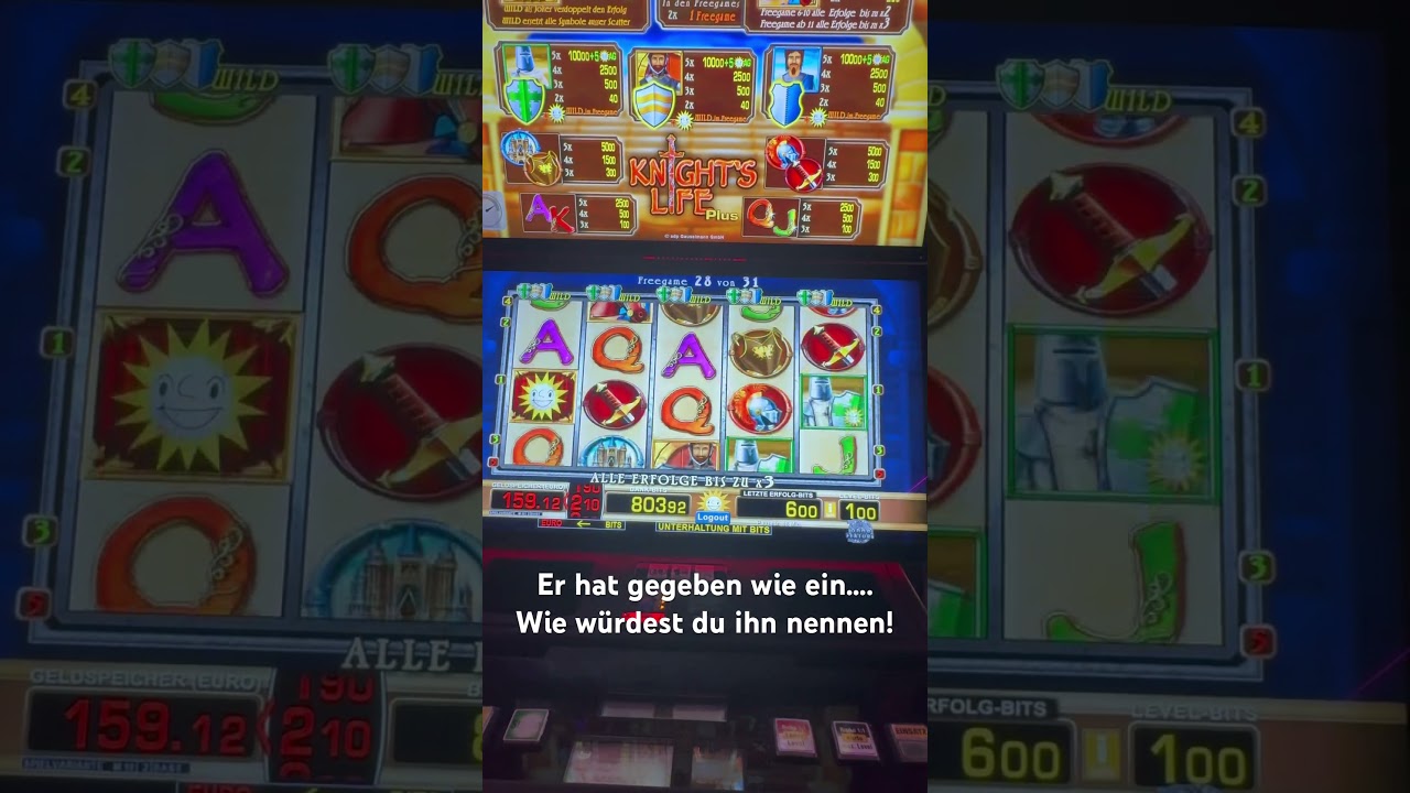 Part 2 Knights Life 1€ 30 Freispiele 