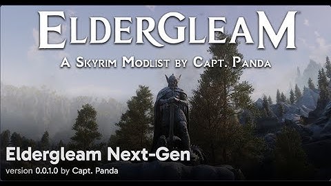 Eldergleam - Vanilla Skyrim BUT With Next-Gen Visuals - Wabbajack (1000+ mods) | EP 01