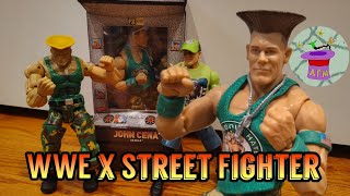 John Cena as Guile Street Fighter x WWE Toy Review and Unboxing 