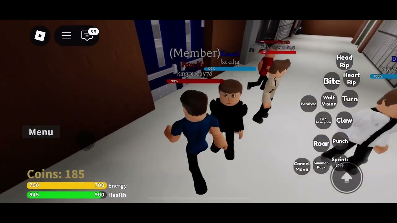 [Roblox] teen wolf Peter Hale gameplay