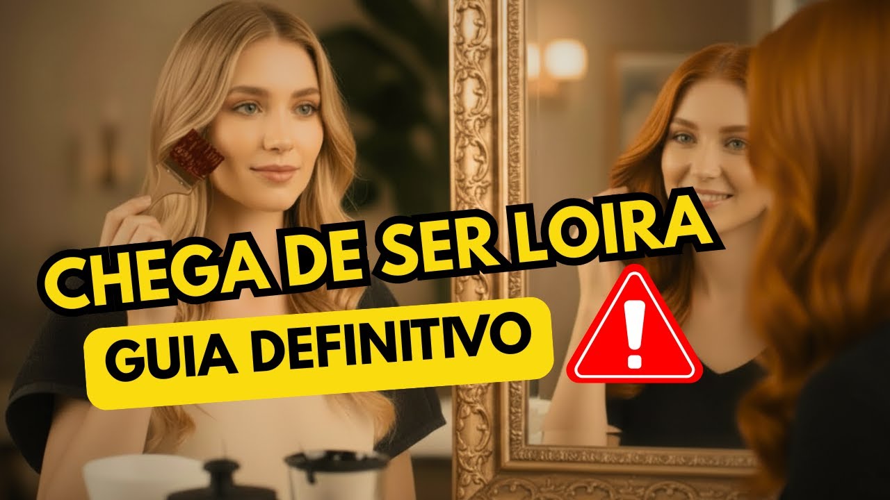 Do Loiro Natural ao Ruivo Passo a Passo