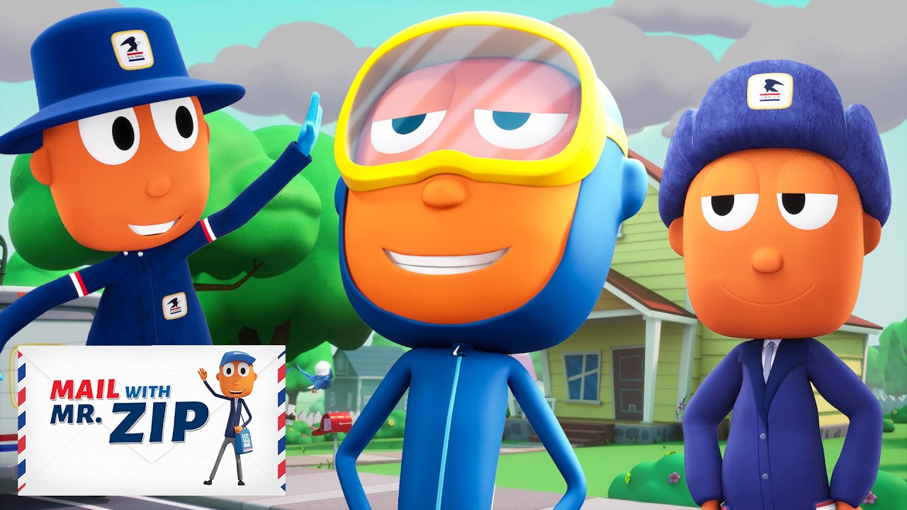 Can Mr. ZIP Find the Perfect Rain Outfit? | Mail With Mr. Zip | Kids Songs | Sing a Long