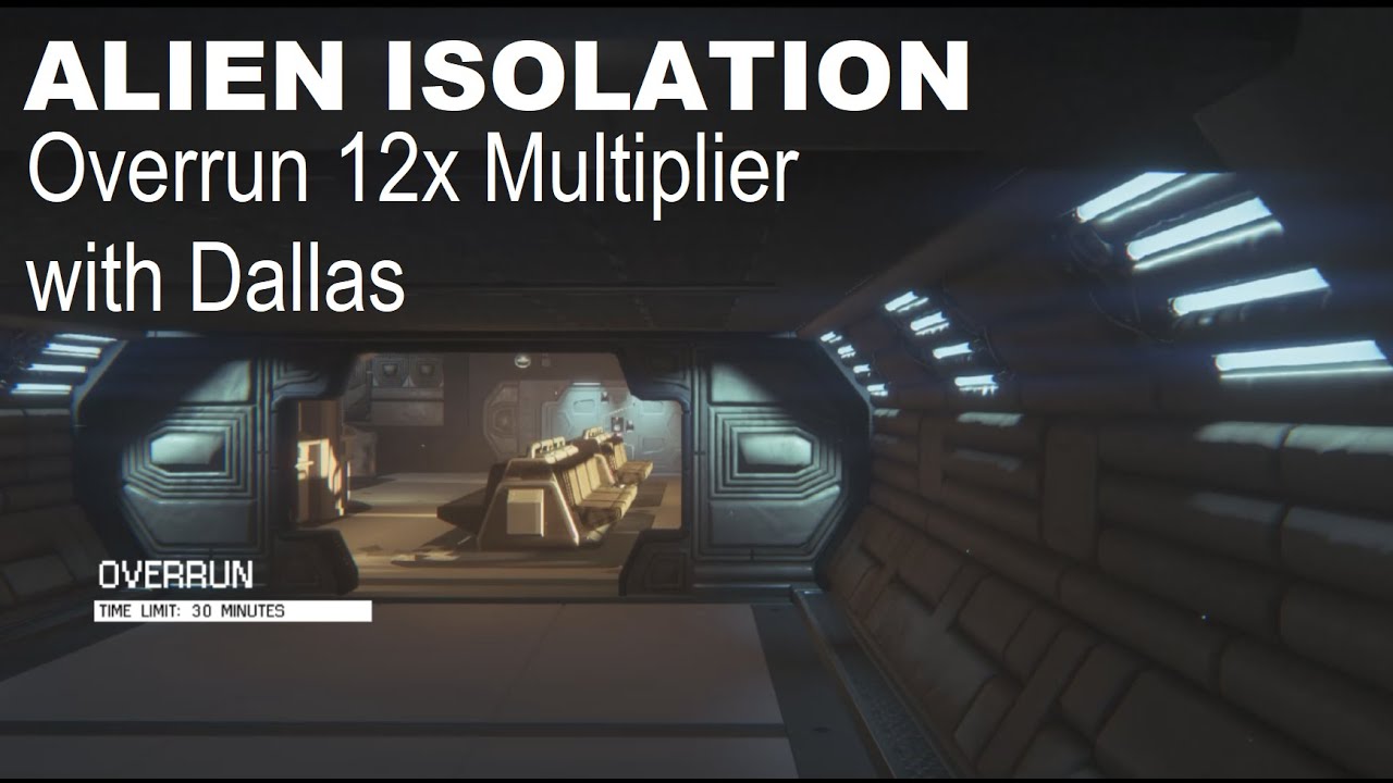 ALIEN ISOLATION Survivor Mode Overrun 12x Multiplier with Dallas