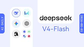 DeepSeek-V4-Flash Official API Released for Public Beta [AI Morning News 08/01/2026] screenshot 3