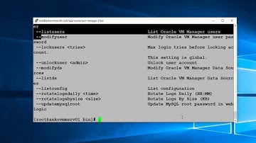 Unlock Oracle VM Manager admin user (Login is denied)