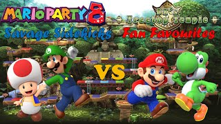 Mario Party 8 - Toad & Luigi Vs Yoshi & Mario - Dks Treetop Temple